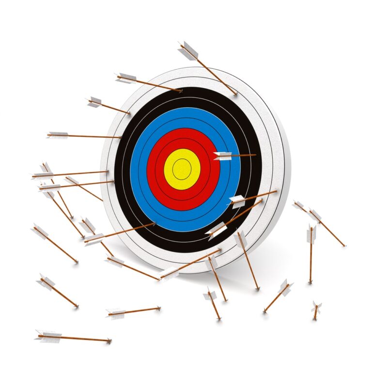 Arrows not hitting the bullseye