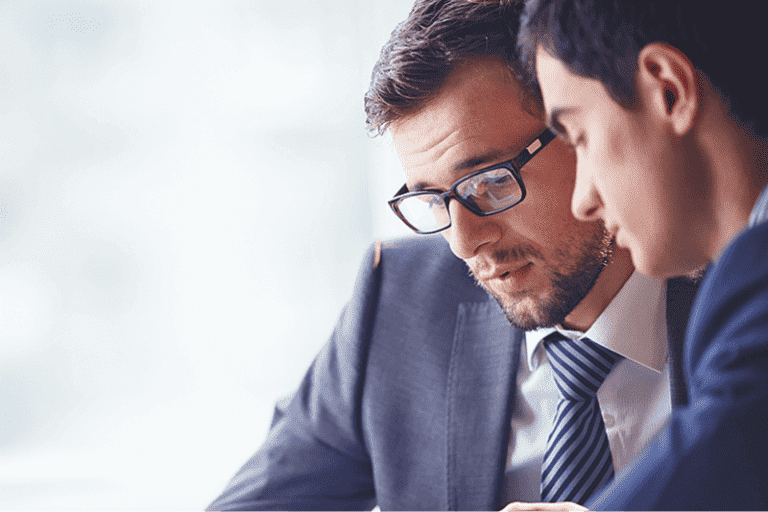 2 men meeting for business