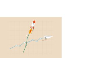 Investment growth sky rocket